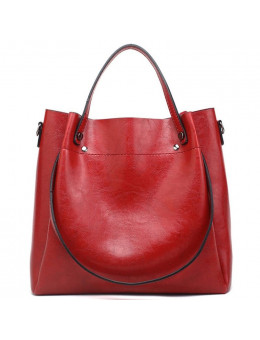 Женская кожаная сумка 308 RED